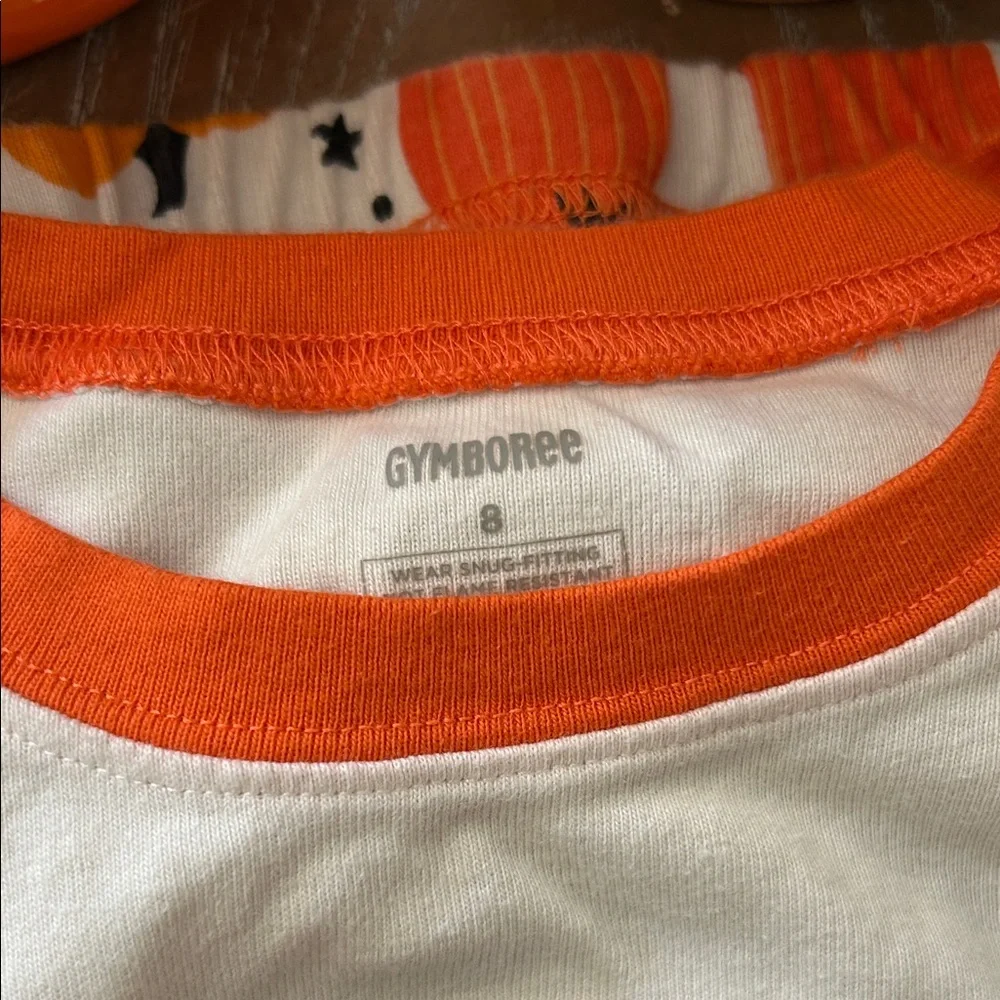Gymboree Kids Pumpkin Jack-o’-lantern Halloween Pajama Set